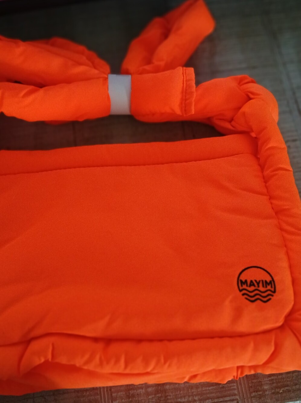 MAYIM ORANGE PUFFER CROSSBODY BAG NWT